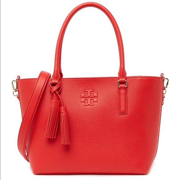 Tory Burch Handbags - Tory Burch Fleming Shoulder Bag, Red, NWT